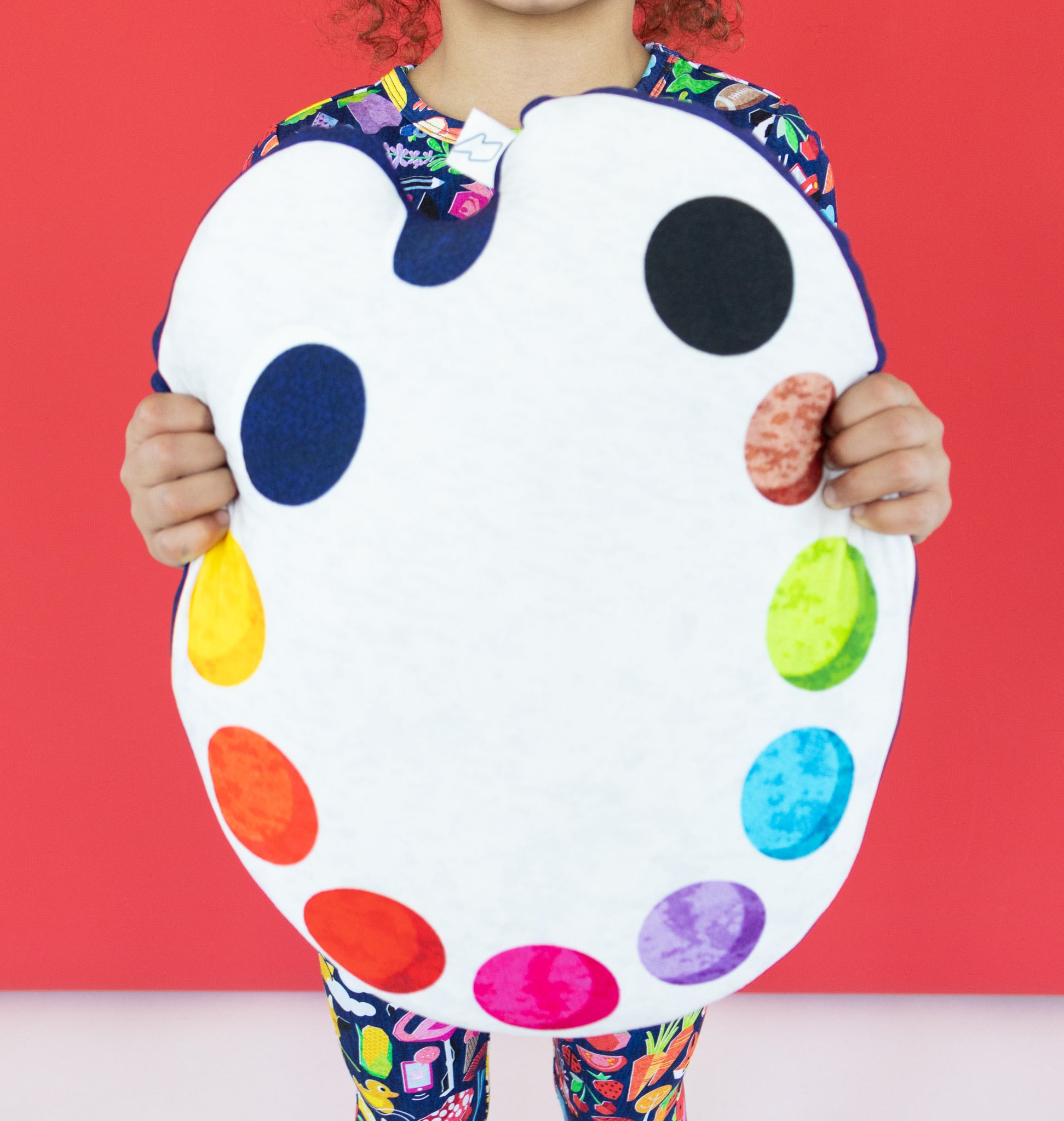 iSpy Paint Palette Character Pillow