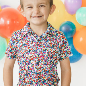 Rainbow Sprinkles Polo Shirt