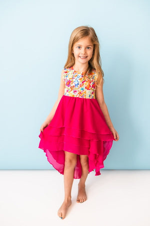 Spring Bunnies Tiered High-Low Dress SHIPS 2/28