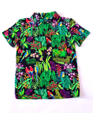 Macaw Jungle Polo Shirt