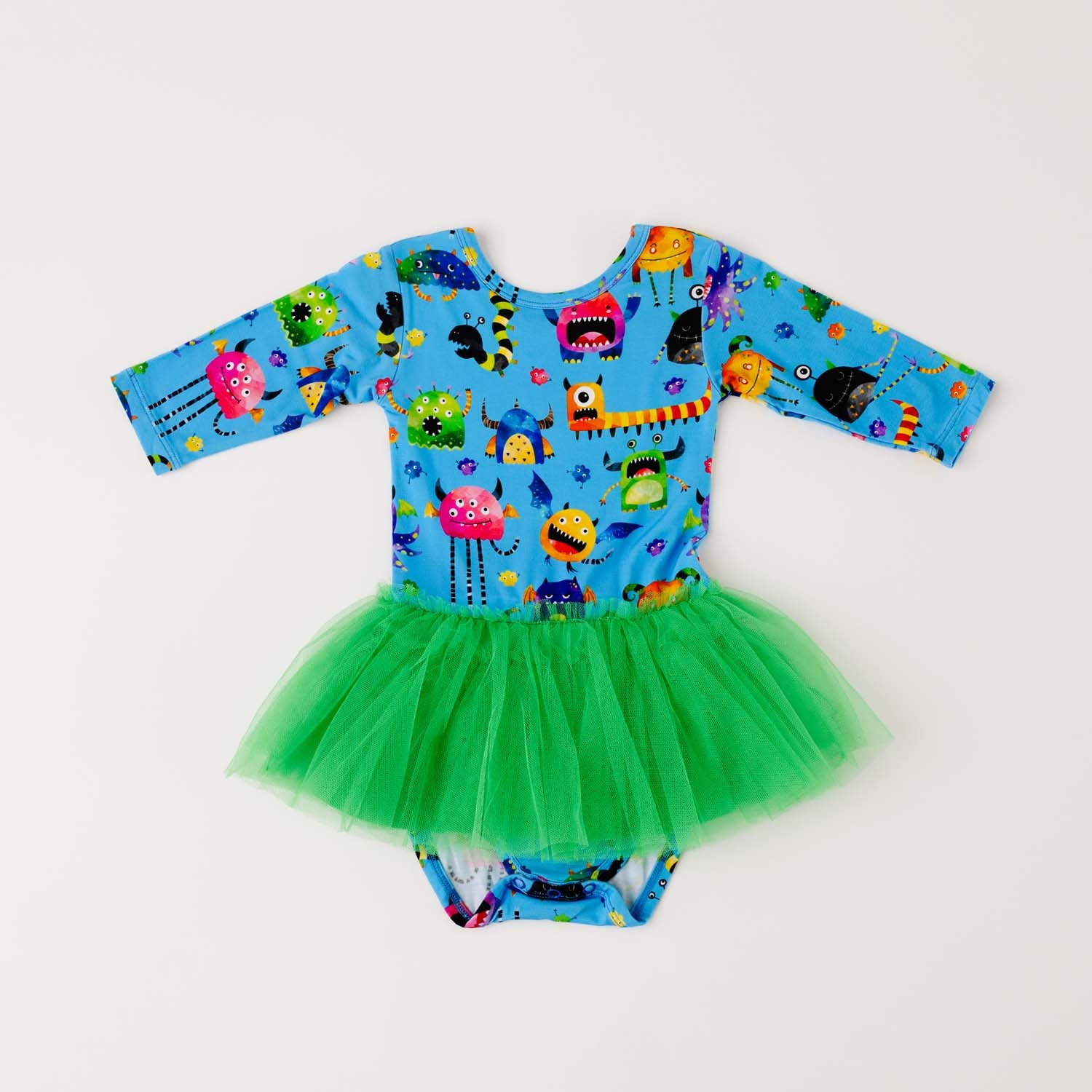 Cole's Spooky Monsters 2022 Half Sleeve Party Leotard Dress