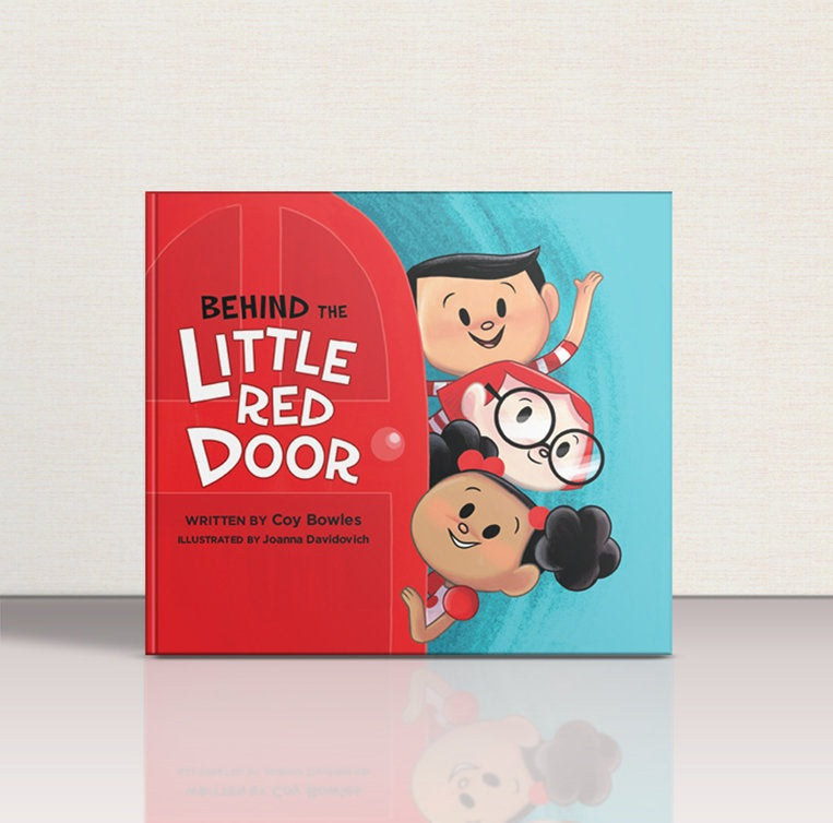 BUNDLE: Behind the Little Red Door Book & Rainbow Slides Grand Lovey