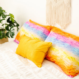 Rainbow Sherbet Standard Pillow Case Set