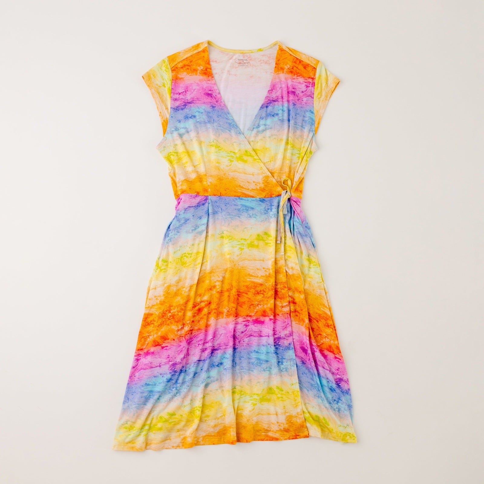 Rainbow Sherbet Women's Lounge Wrap Dress