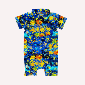 Starry Starry Night Polo Romper